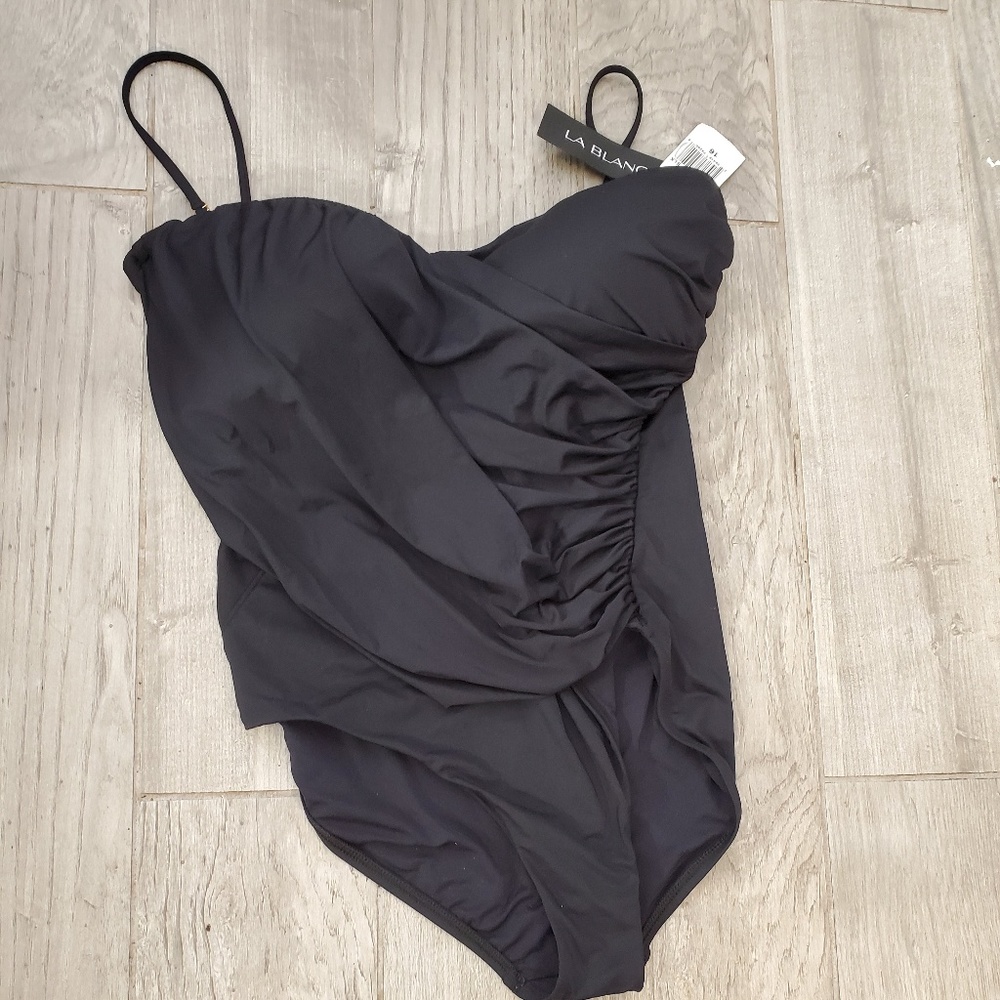 Ladies Black One Piece Swimsuit